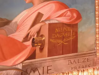 Frères BALZE, détail "daguerréotype" - salle des conférences - palais du Luxembourg © Sénat