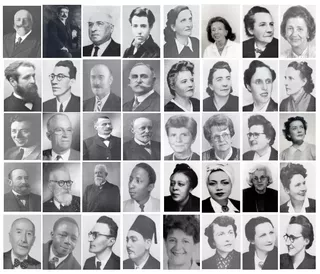 Série de portraits de sénatrices et de sénateurs de la IIIe à la Ve République © Archives du Sénat