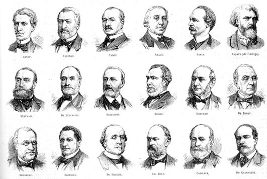 Portraits de sénateurs de la Troisième République © Bibliothèque du Sénat